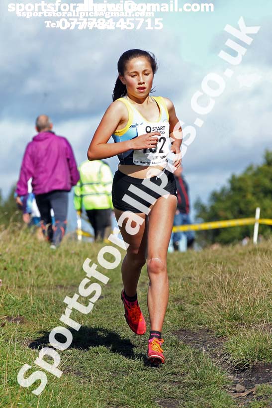 Womens under-17s  and under-20s 2019 Start Fitness Harrier league, Wrekenton, Gateshead. Photo: David T. Hewitson/Sports for All Pics